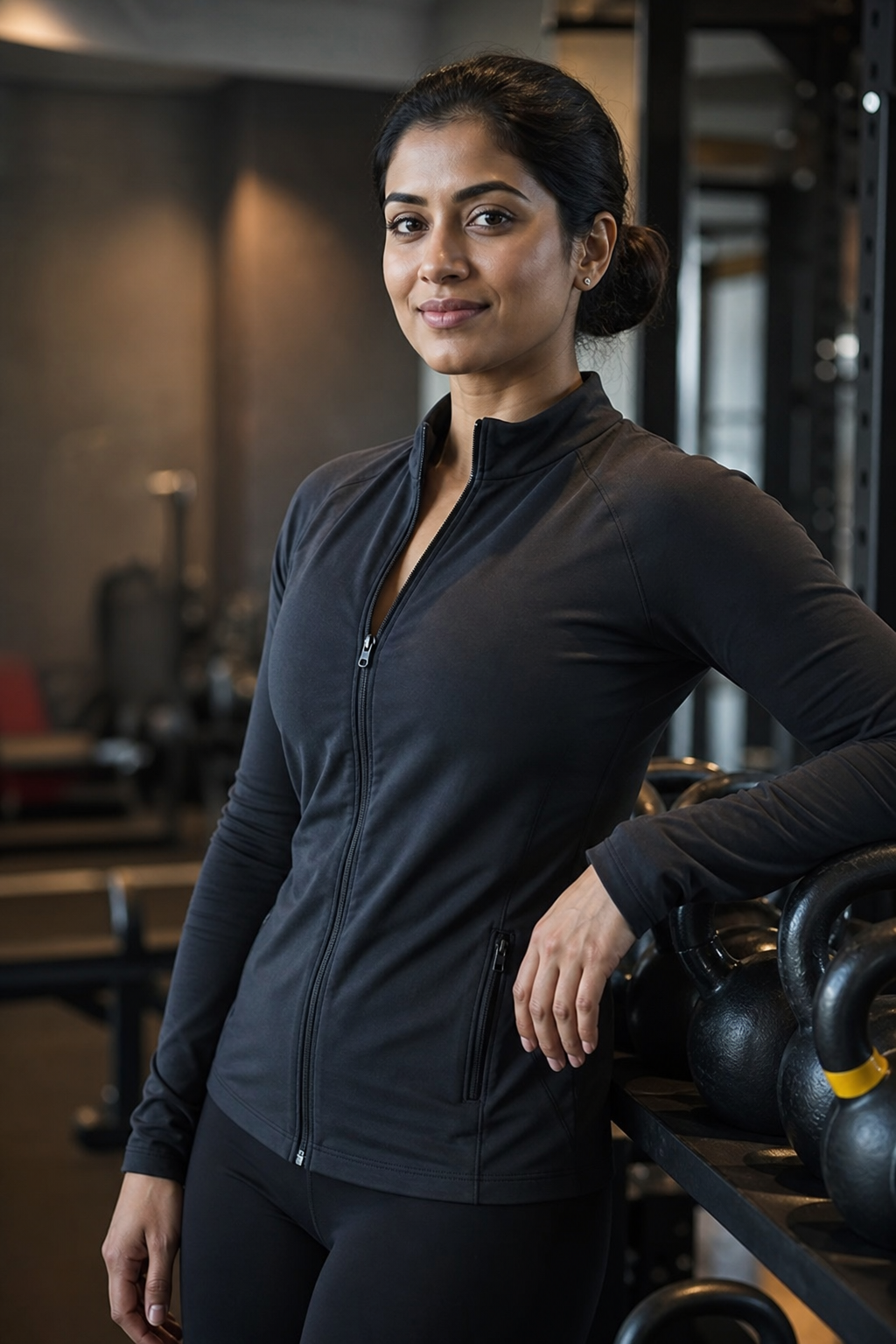 Portrait of nutrition and conditioning coach Meera Iyer